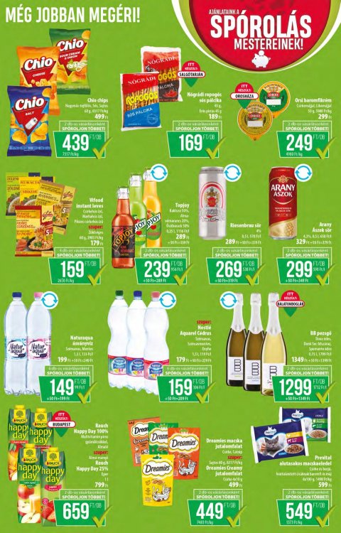 COOP Tisza akciós újság