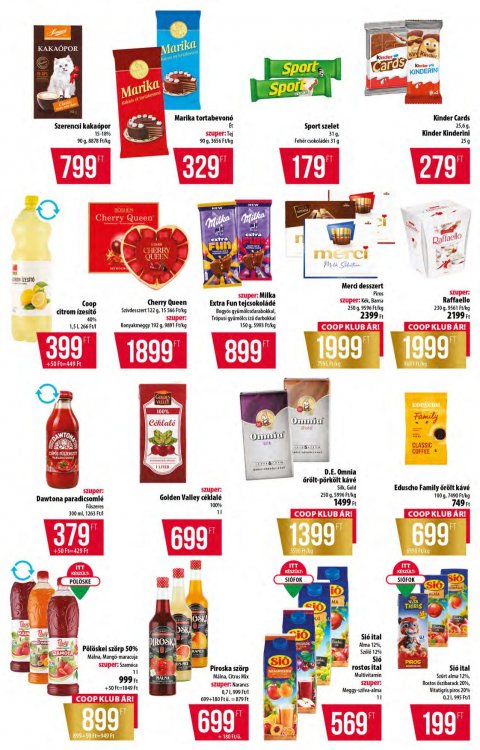 COOP Országos akciós újság