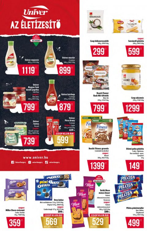 COOP Alföld akciós újság