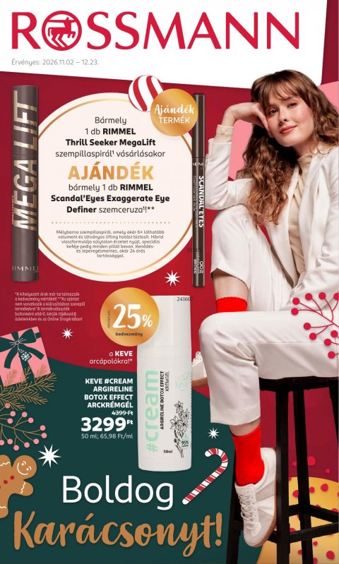 ROSSMANN akciós újság od 2. 11. 2026 do 23. 12. 2026